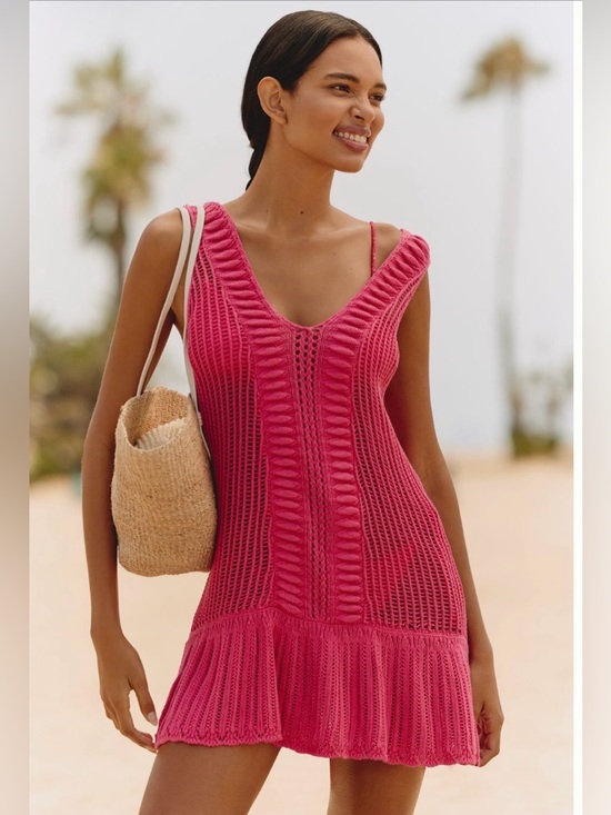 Anthropologie Dresses & Skirts - Anthropologie Celandine Amara Sweater Dress Sz XL NWT coastal summer beach